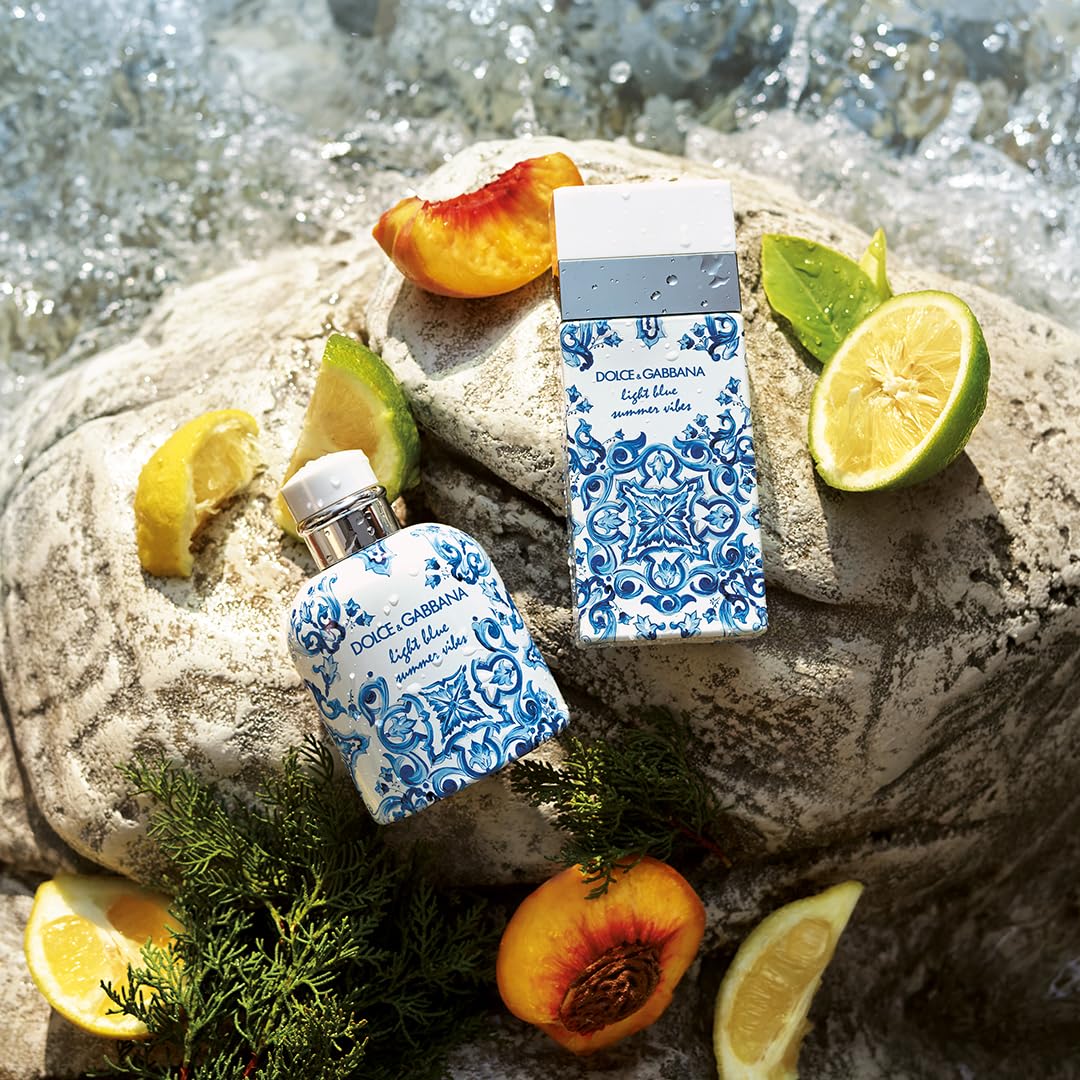 DOLCE & GABBANA, Light Blue Pour Homme Summer Vibes, Eau de Toilette, Herrenduft, 125 ml