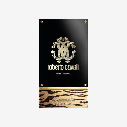 ROBERTO CAVALLI Nero Assoluto, Eau de Parfum für Damen, Betörender Duft, 75 ml