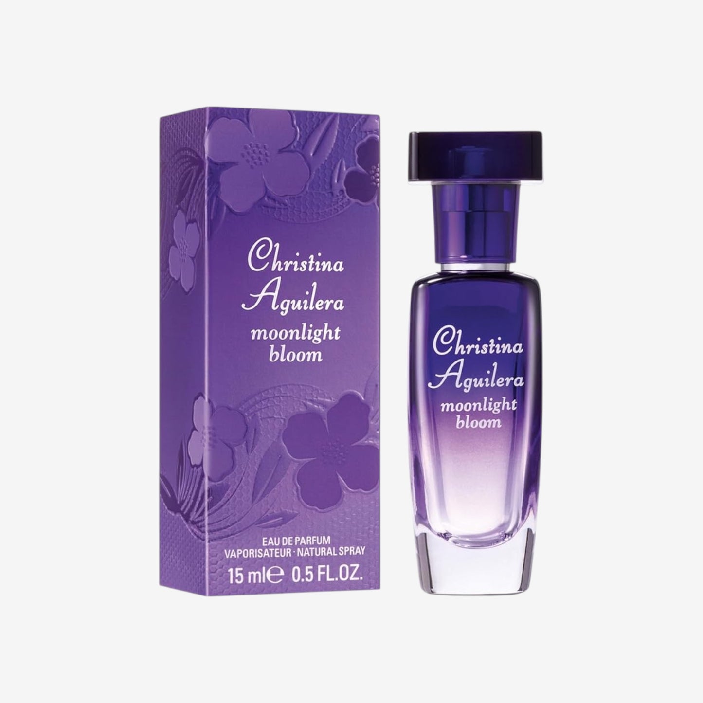Christina Aguilera - Moonlight Bloom Eau de Parfum, Blütenparfum mit Jasminduf, Parfüm für Damen - 15 ml