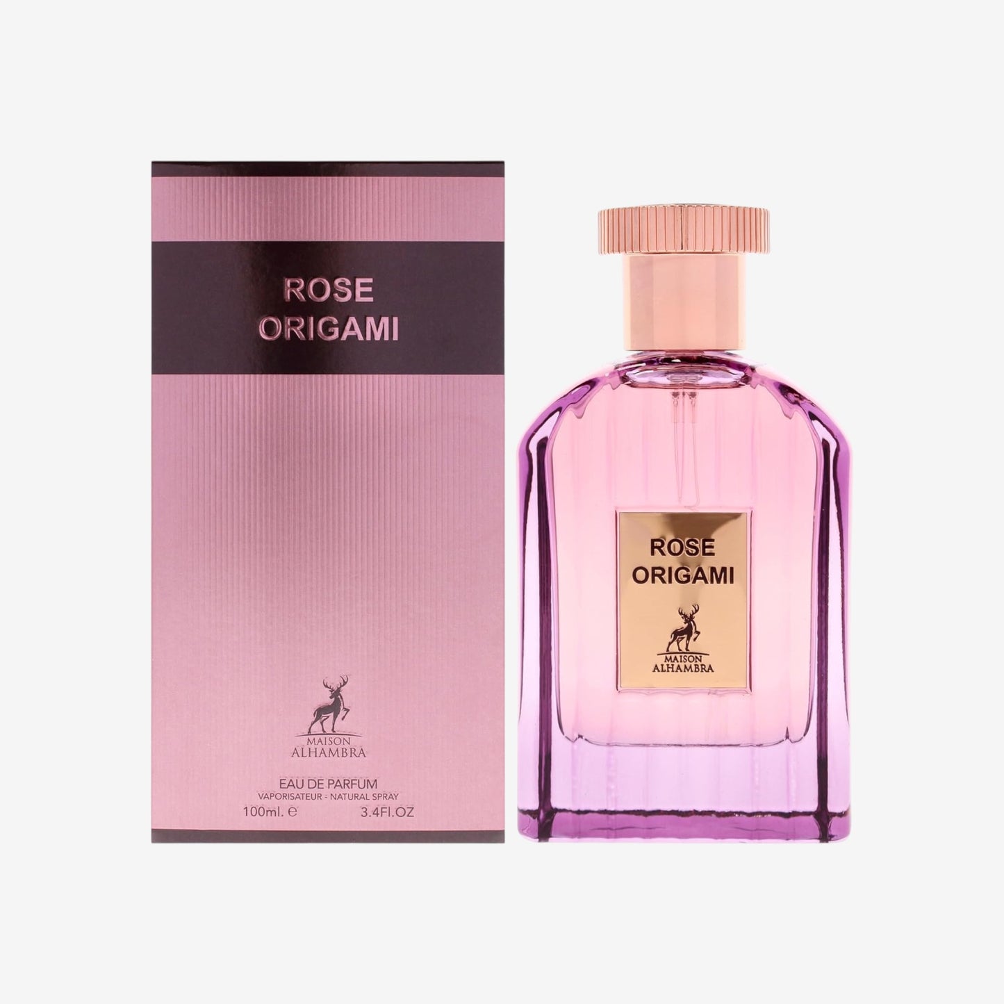 Maison Alhambra Rose Origami Eau de Parfum, Spray, Uni, 100 ml
