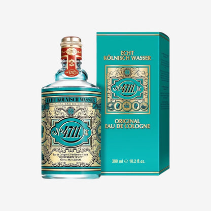 4711® Echt Kölnisch Wasser | Eau de Cologne 300ml Molanusflasche - Duftklassiker im ikonischen Flakon - charakteristischer Duft - unisex - wohltuend für Körper, Geist und Seele