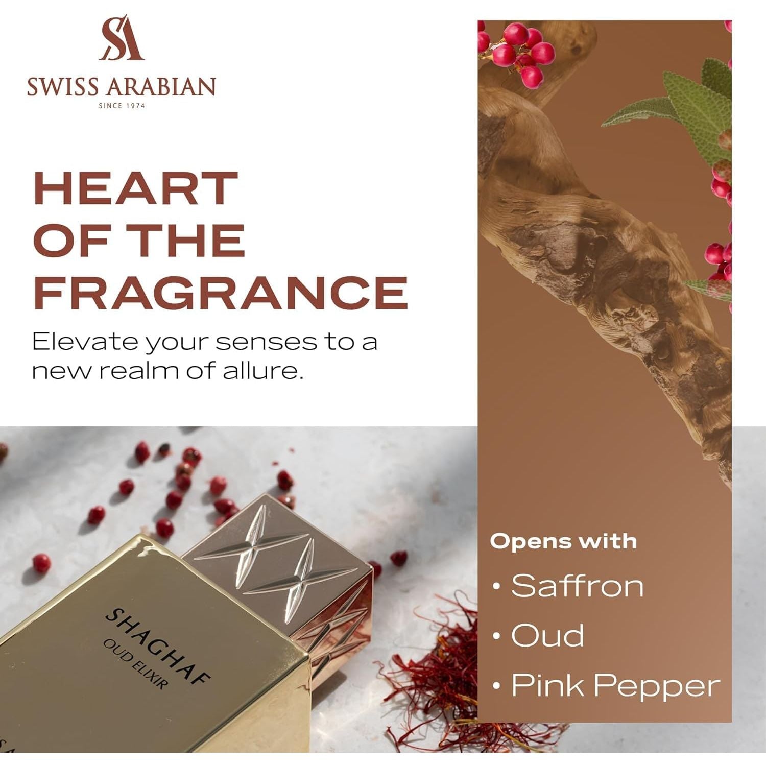 Swiss Arabian Shaghaf Oud Elixir Limited Edition 75ml