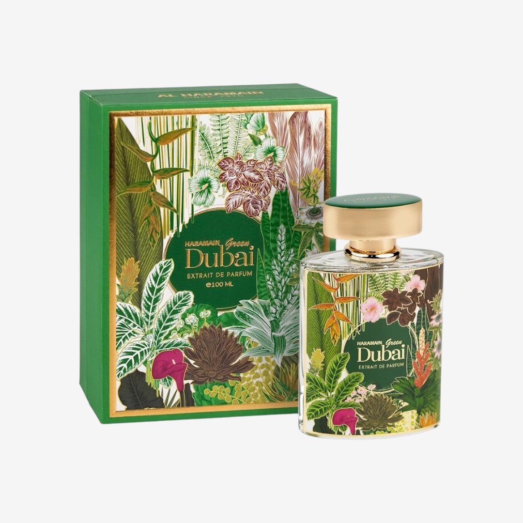 Green Dubai by Al Haramain for Uni Extrait de Parfum Spray, 100 ml