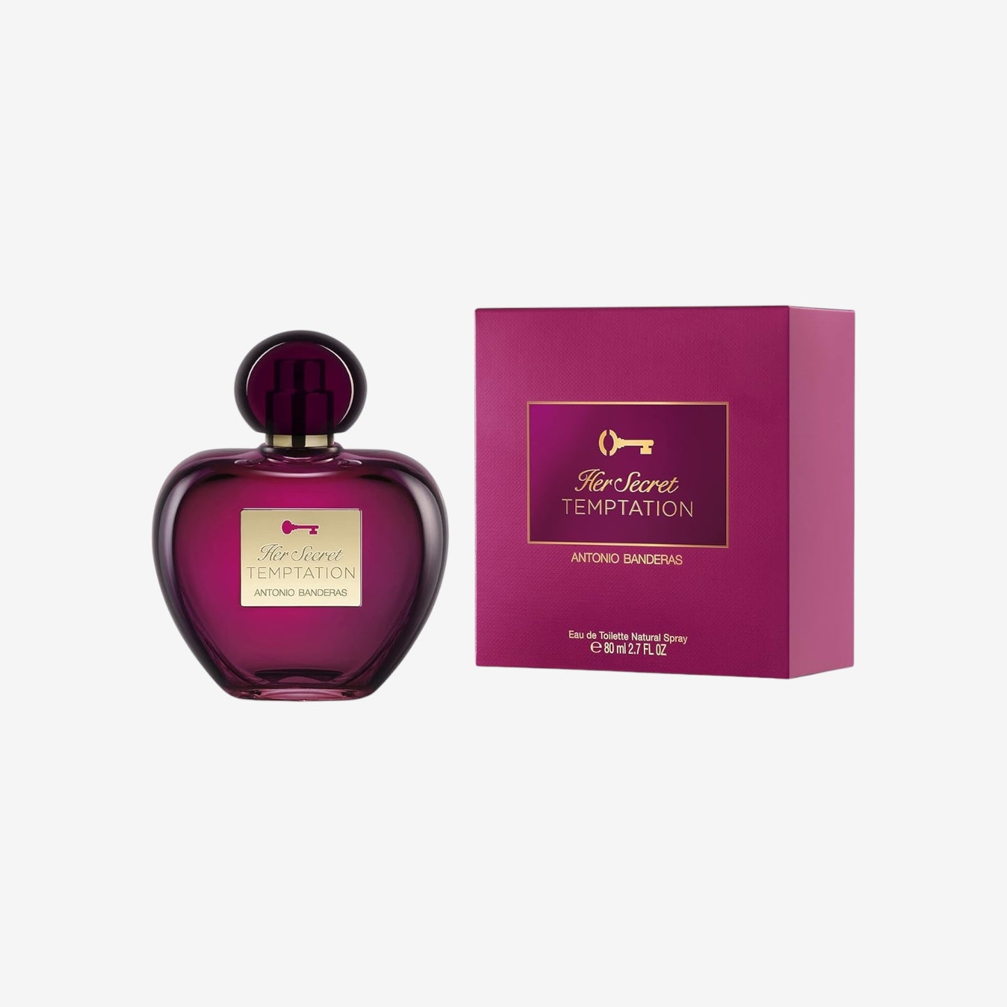 Banderas - Her Secret Temptation - Eau de Toilette Spray für Frauen, Orientalischer und Süßer Duft - 80 ml