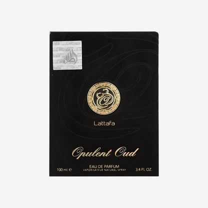Lattafa Halal Attar Opulent Oud Musk Blue Black White Eau de Parfum, Zerstäuber, 100 ml (Parfum,100ml(1erPack))