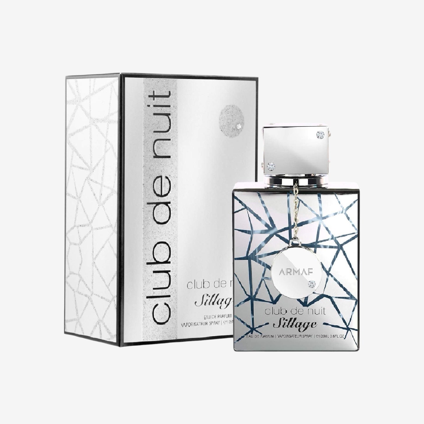 ARMAF Club De Nuit Sillage Eau de Parfum, frischer Duft, 105 ml