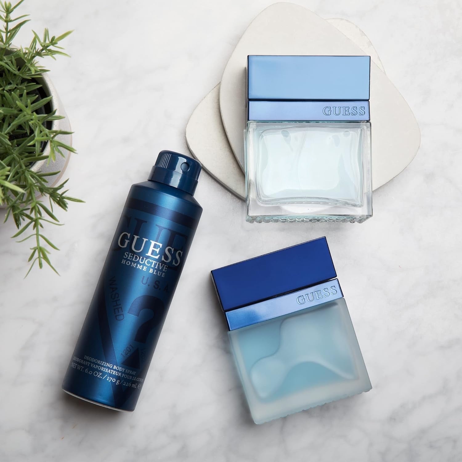 GUESS Seductive Blue, Eau de Toilette für Herren, Orientalisch-Holziger Duft, Frisch und Würzig, Lang Anhaltend