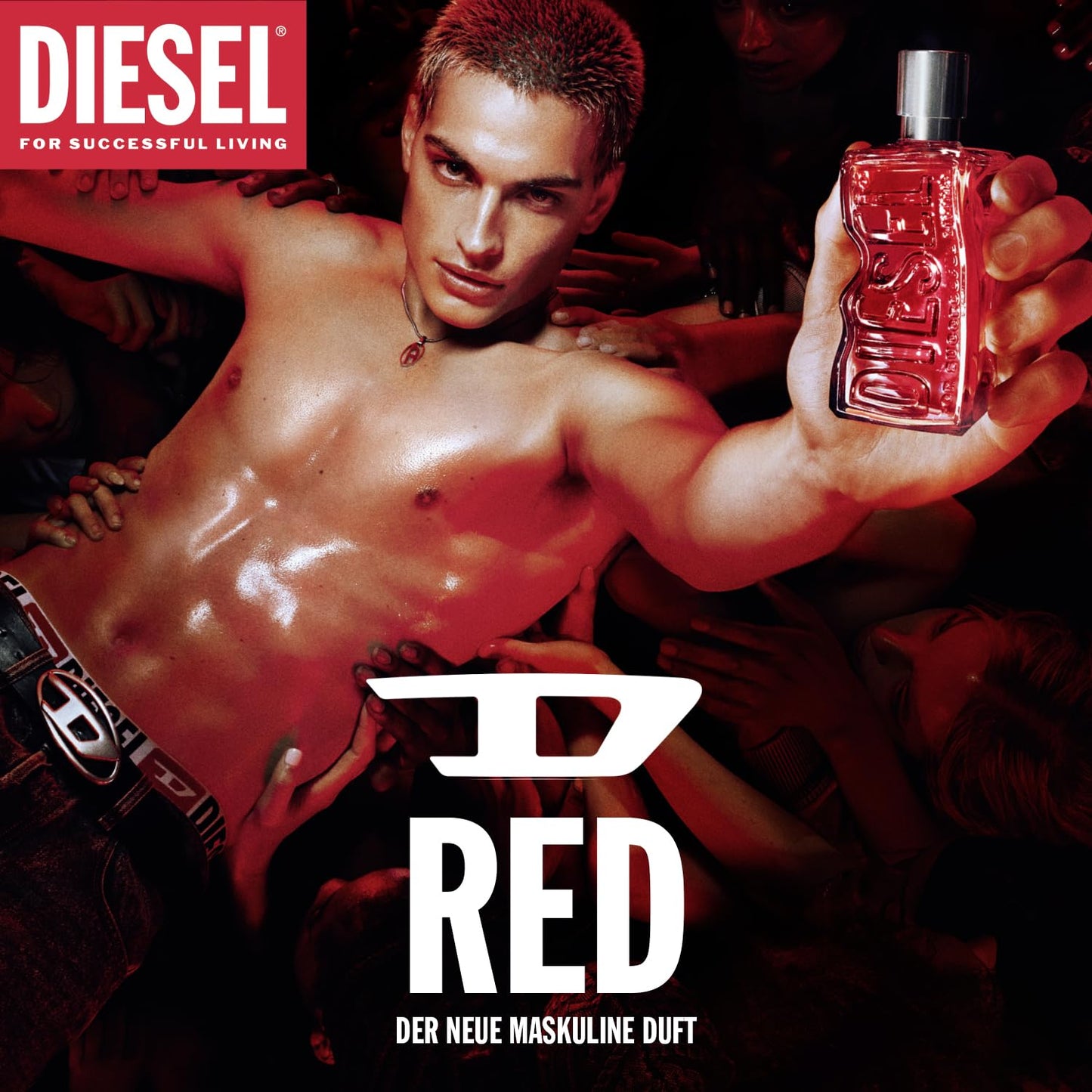 D by Diesel Red Parfüm | Eau de Parfum für Herren | Langanhaltend | Feurig frischer Duft | Für jeden Anlass, ob Büro oder Freizeit