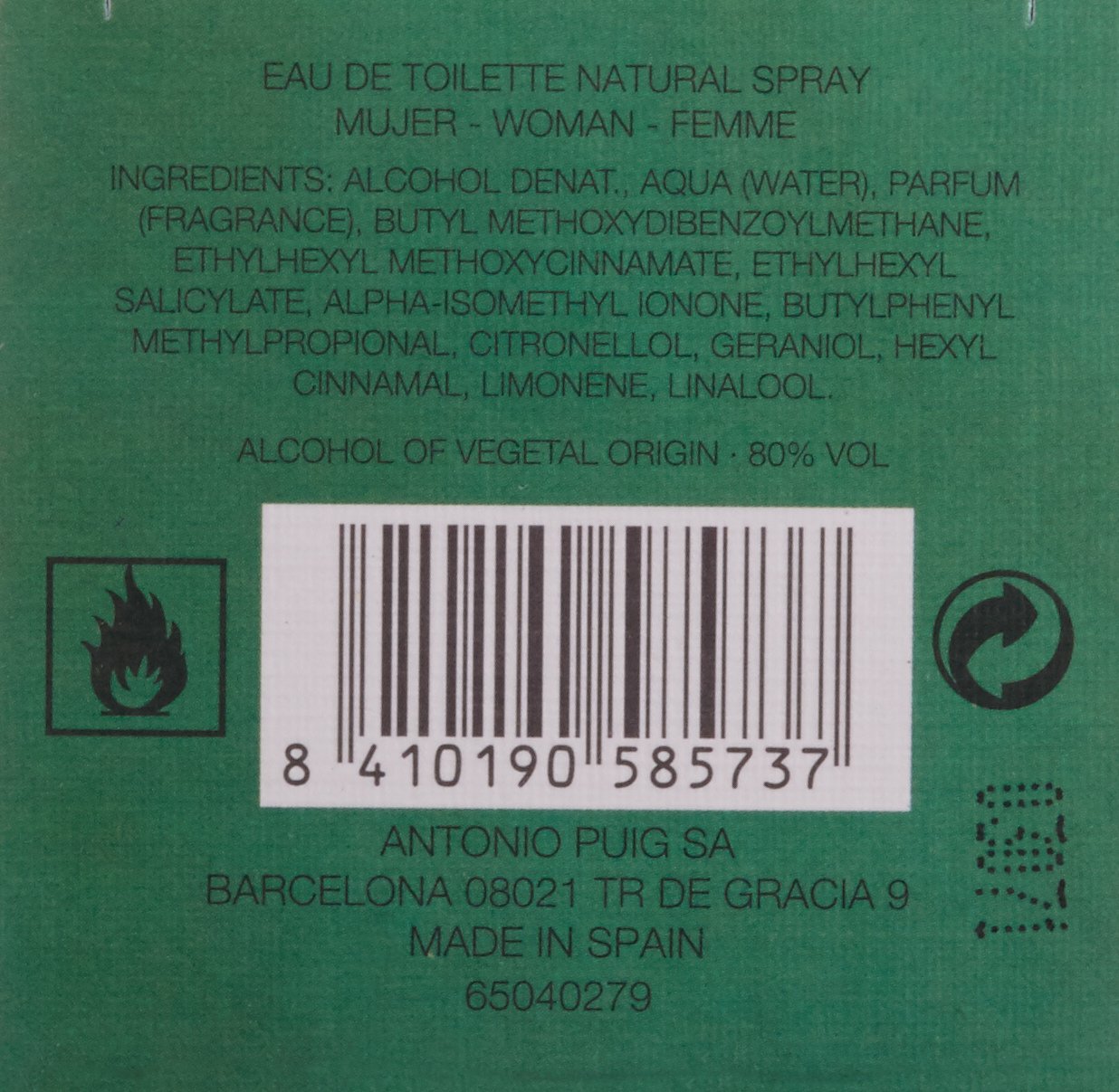 Adolfo Dominguez Bambu Woman EDT 100 ml Vapo, 1er Pack (1 x 100 ml)