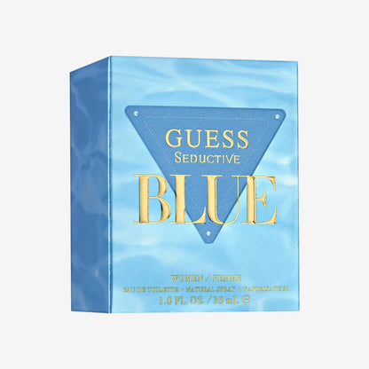 GUESS Seductive Blue, Eau de Toilette für Damen, Blumig-Fruchtiger Duft, Frisch und Süchtig Duft, Lang Anhaltend