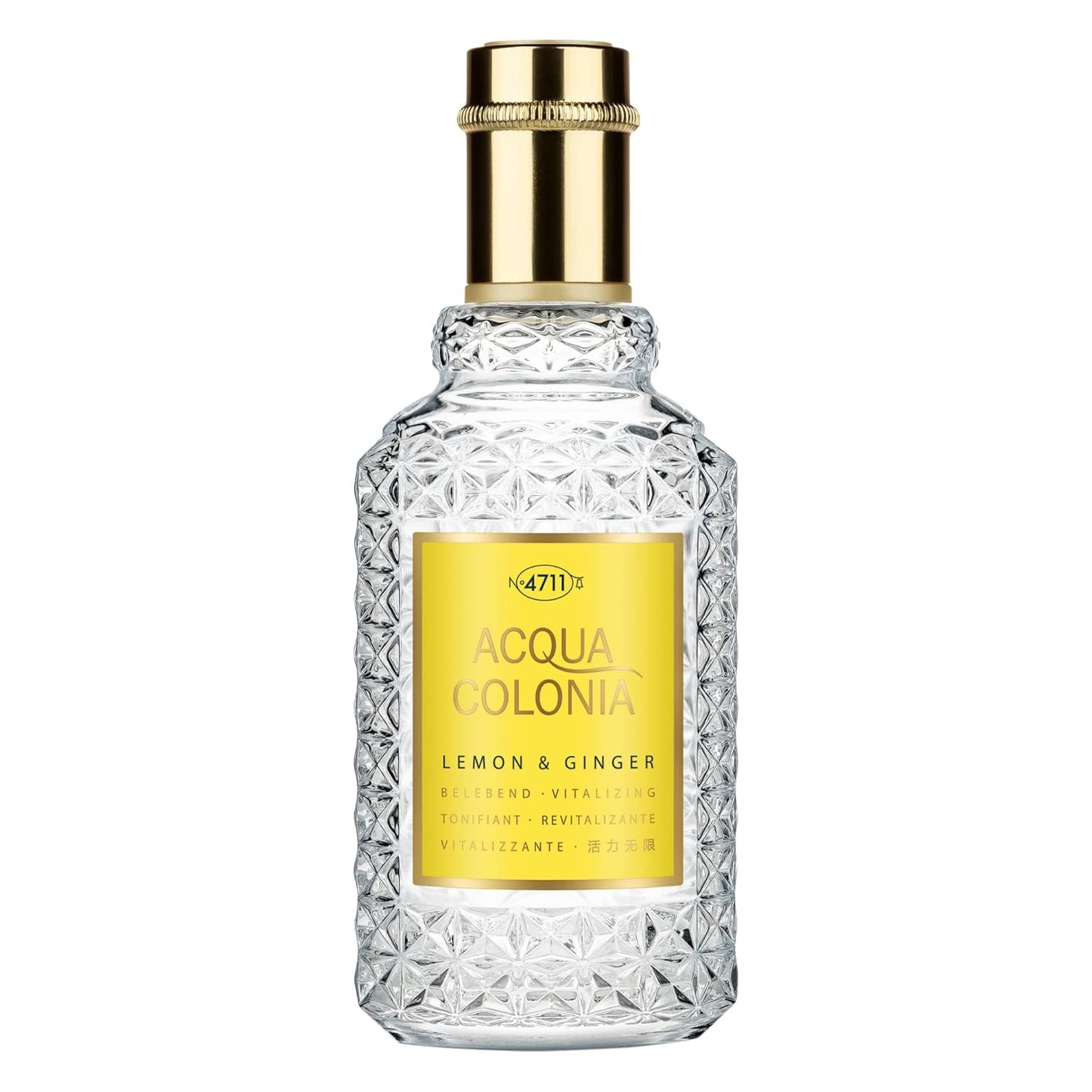 4711 Acqua Colonia® Lemon & Ginger | Eau de Cologne - belebend - Wellness für die Sinne | 50ml Natural Spray