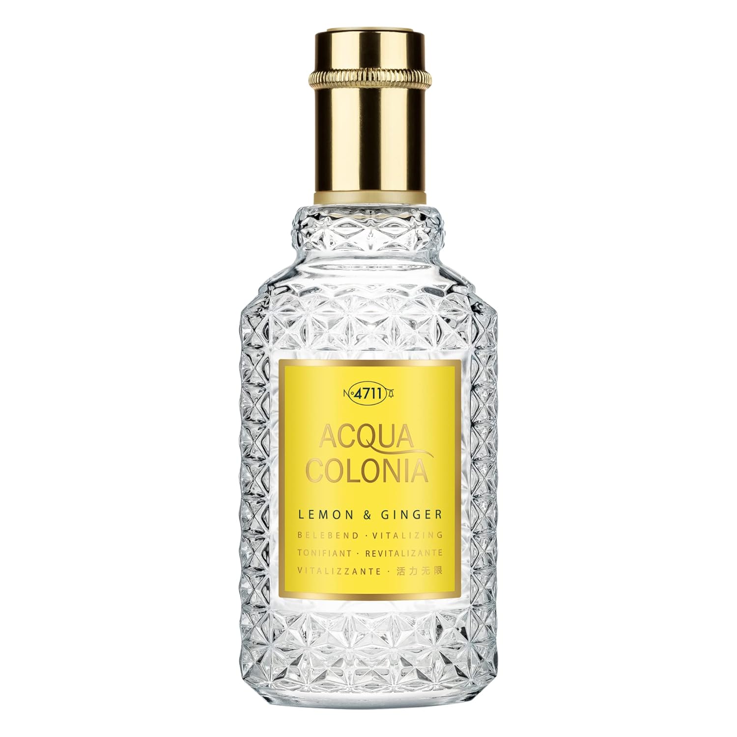4711 Acqua Colonia® Lemon & Ginger | Eau de Cologne - belebend - Wellness für die Sinne | 50ml Natural Spray