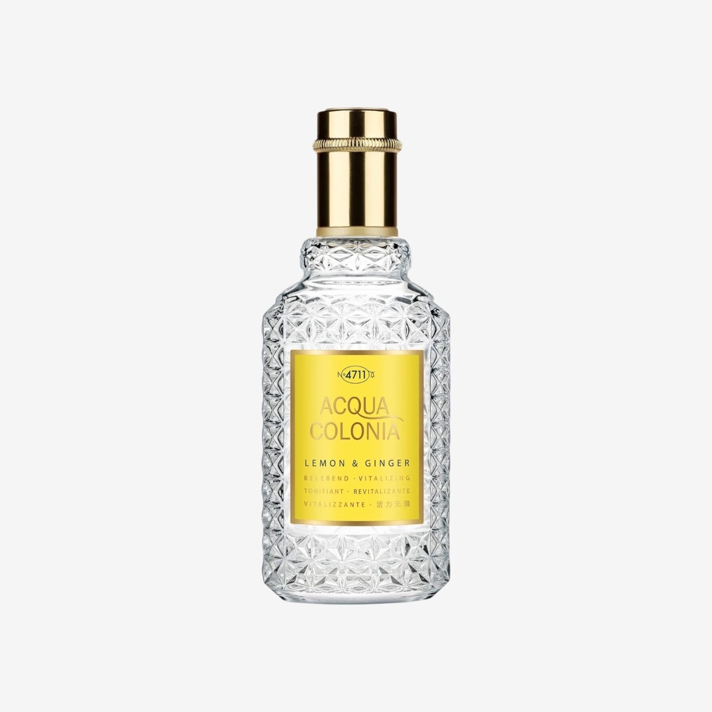 4711 Acqua Colonia® Lemon & Ginger | Eau de Cologne - belebend - Wellness für die Sinne | 50ml Natural Spray