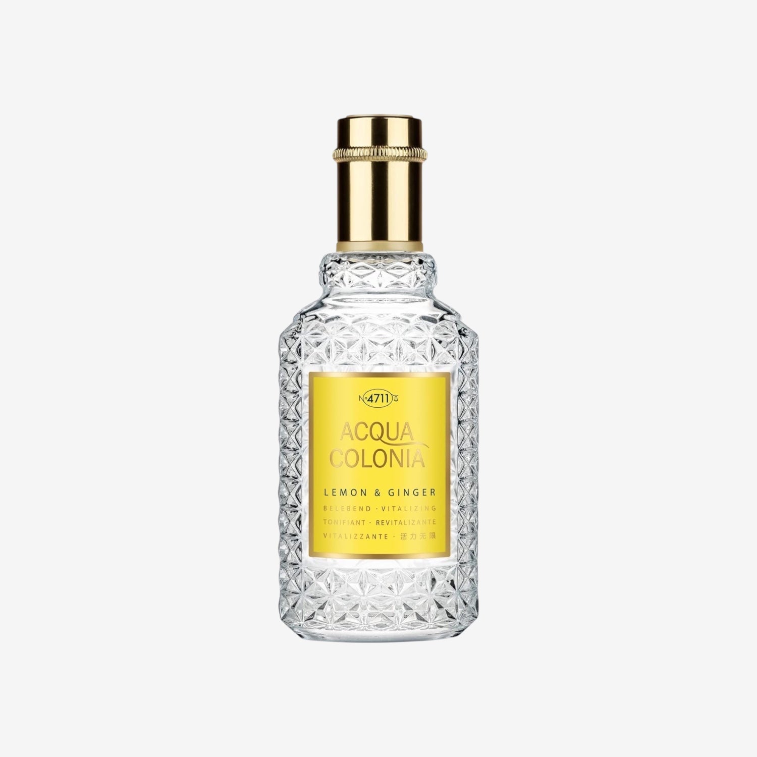 4711 Acqua Colonia® Lemon & Ginger | Eau de Cologne - belebend - Wellness für die Sinne | 50ml Natural Spray