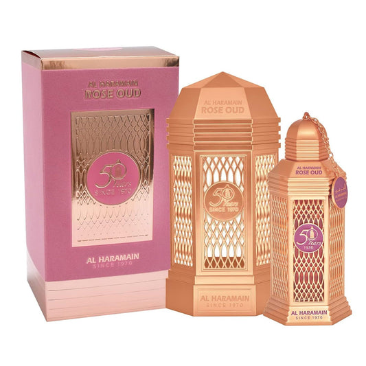 AL HARAMAIN, 50 Years Rose Oud, Eau de Parfum, Unisexduft, 100 ml