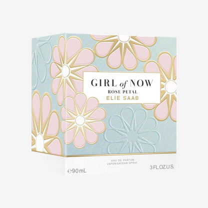 Elie Saab Girl of Now Rose Petal 90 ml – Eau de Parfum – Frauen Parfüm – Fruchtig-floraler Duft – Fruchtige und Florale Noten – Transparenter Glasflakon