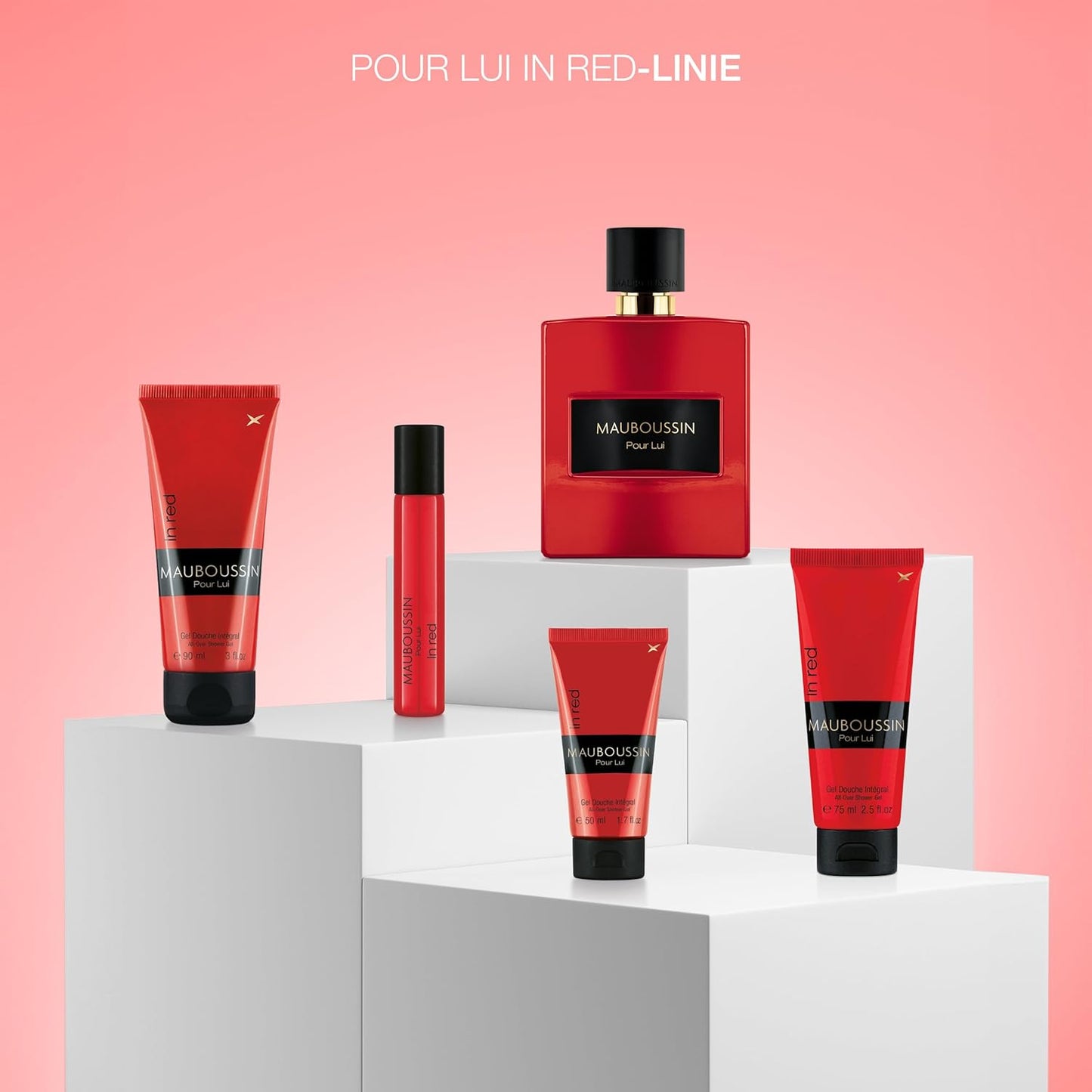 Mauboussin - Travel Pour Lui In Red: Eau de Parfum 100 ml & Travel Spray 20 ml