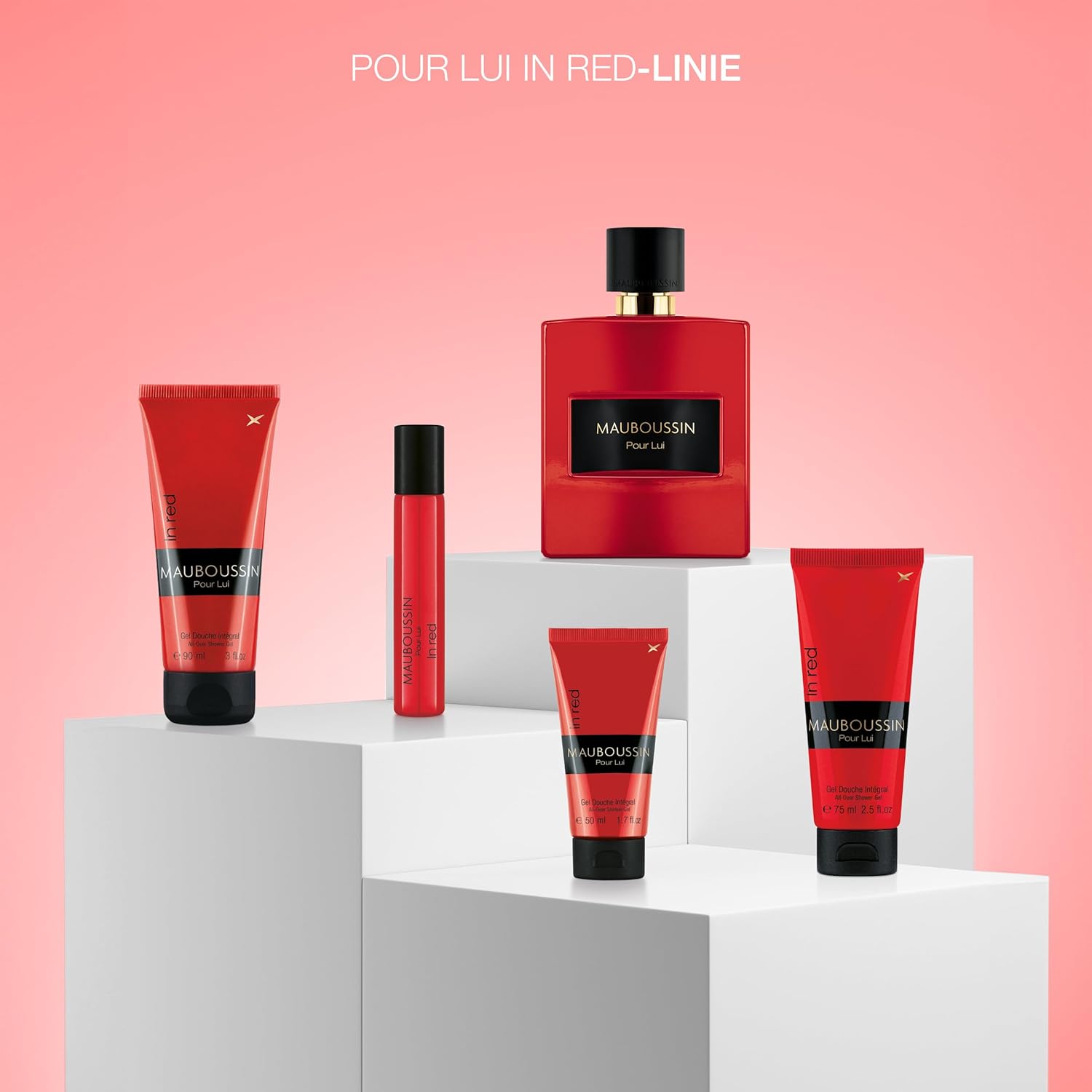 Mauboussin - Travel Pour Lui In Red: Eau de Parfum 100 ml & Travel Spray 20 ml