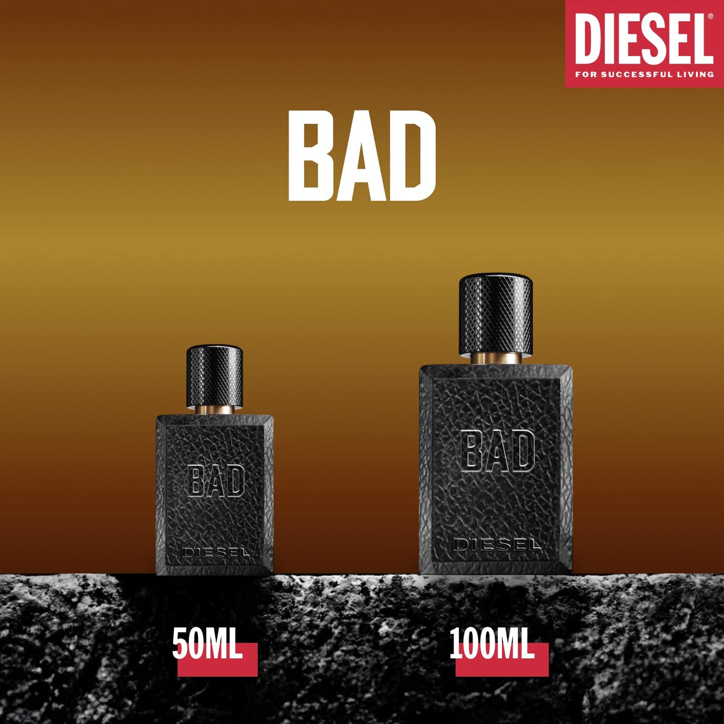 Diesel Bad Parfüm Herren| Eau de Toilette| Männer Parfum| Parfume Men| Herrenparfum| Diesel Parfum Männer| Natural Spray| Aromatisch und holziger Duft