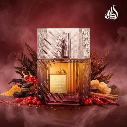 Lattafa Khamrah Dukhan for Uni Eau de Parfum Spray, 100 ml