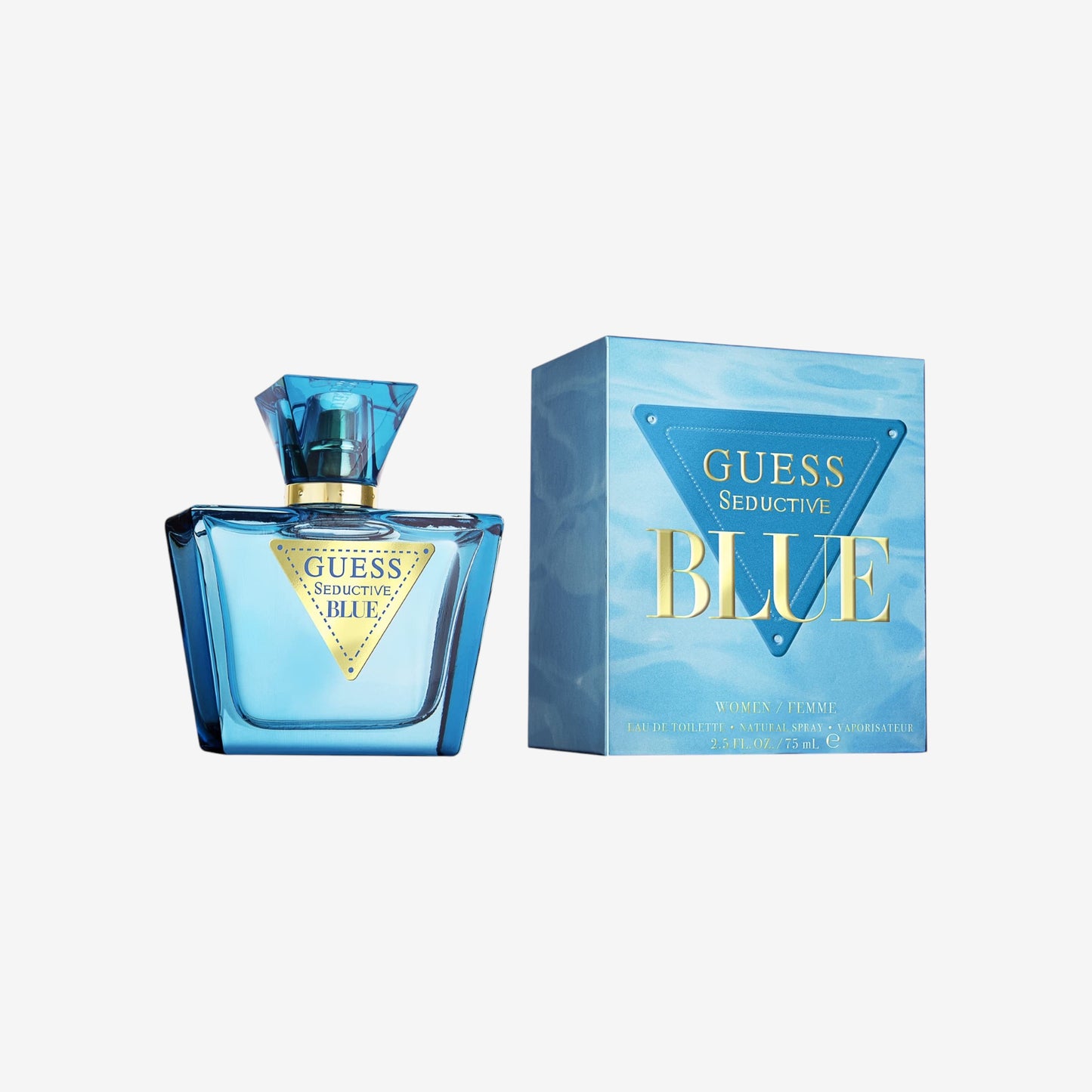 GUESS Seductive Blue, Eau de Toilette für Damen, Blumig-Fruchtiger Duft, Frisch und Süchtig Duft, Lang Anhaltend