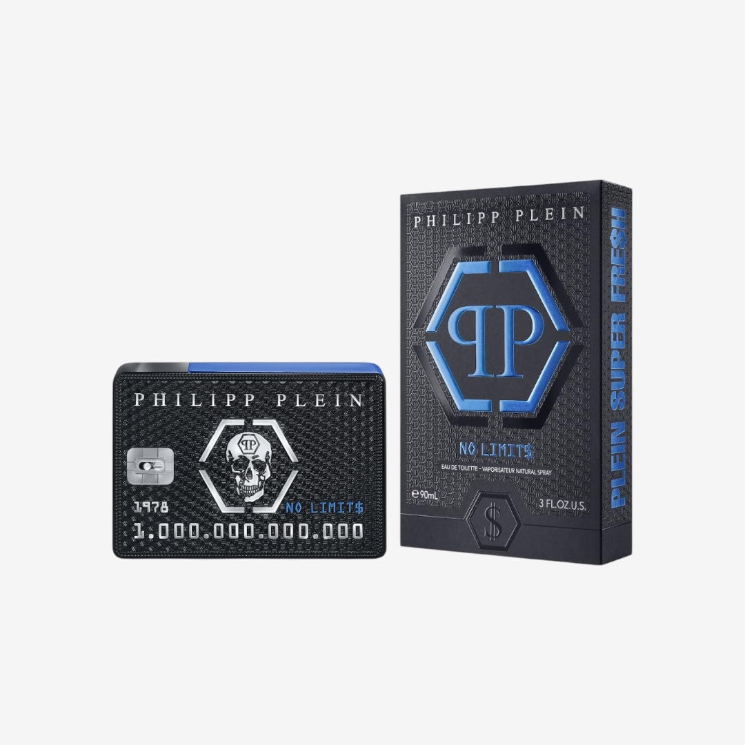 Philipp Plein No Limits Plein Super Fresh EdT, Linie: No Limits, Eau de Toilette für Herren, Inhalt: 90ml