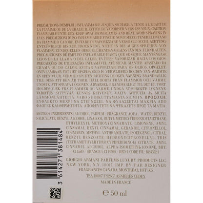 Giorgio Armani Sun di Gioia Sprayparfüm, 50 ml