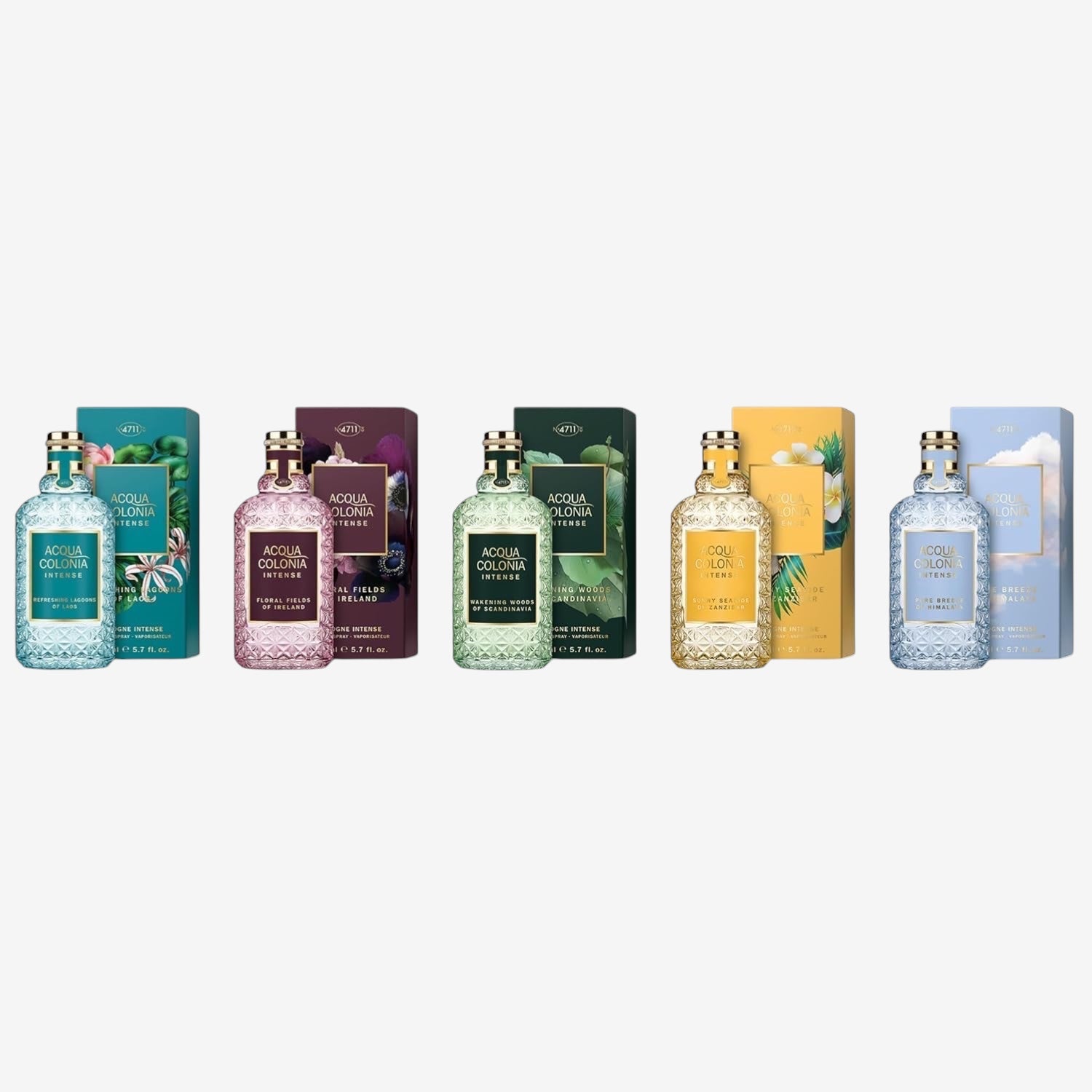 4711 Acqua Colonia® Intense Wakening Woods of Scandinavia | Eau de Cologne - aromatisch-holzig - Wellness für die Sinne | 50ml Natural Spray