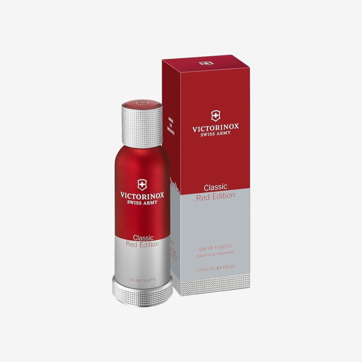 VICTORINOX Swiss Army Classic Red Edition, Eau de Toilette Herren, Parfüm mit Beeren und Lavendel, Dynamisch und aromatisch, Vegan, 100 ml, V0001247