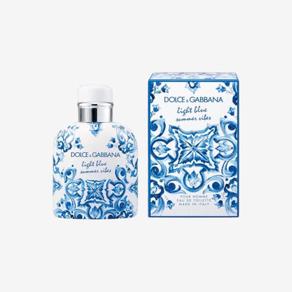 DOLCE & GABBANA, Light Blue Pour Homme Summer Vibes, Eau de Toilette, Herrenduft, 125 ml
