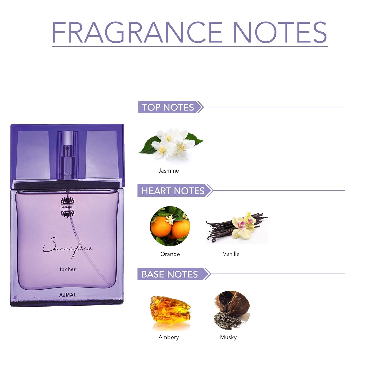 Sacrifice for her - Ajmal - EDP 50ML by Ajmal