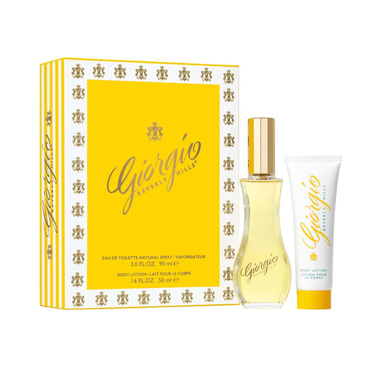 Giorgio Beverly Hills - Geschenkset: Eau de Toilette Spray, Blumiger Duft 90 ml + Körpercreme 50 ml, Geschenkbox für Damen