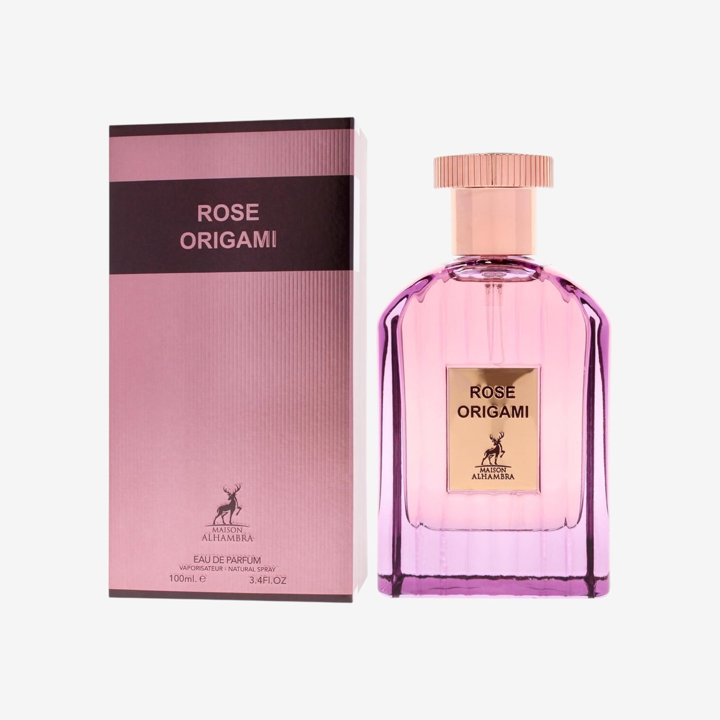 Maison Alhambra Rose Origami Eau de Parfum, Spray, Uni, 100 ml