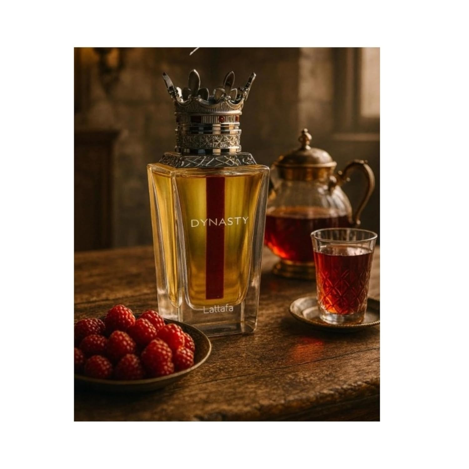 Lattafa Dynasty – Fresh, Spicy, Woody, Aromatic, Eau de Parfum Spray Long-Lasting Fragrance for Unisex, 100 ml