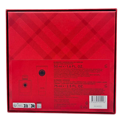 Burberry Goddess Geschenkbox für Damen, Eau de Parfum, 50 ml und Körpermilch 75 ml
