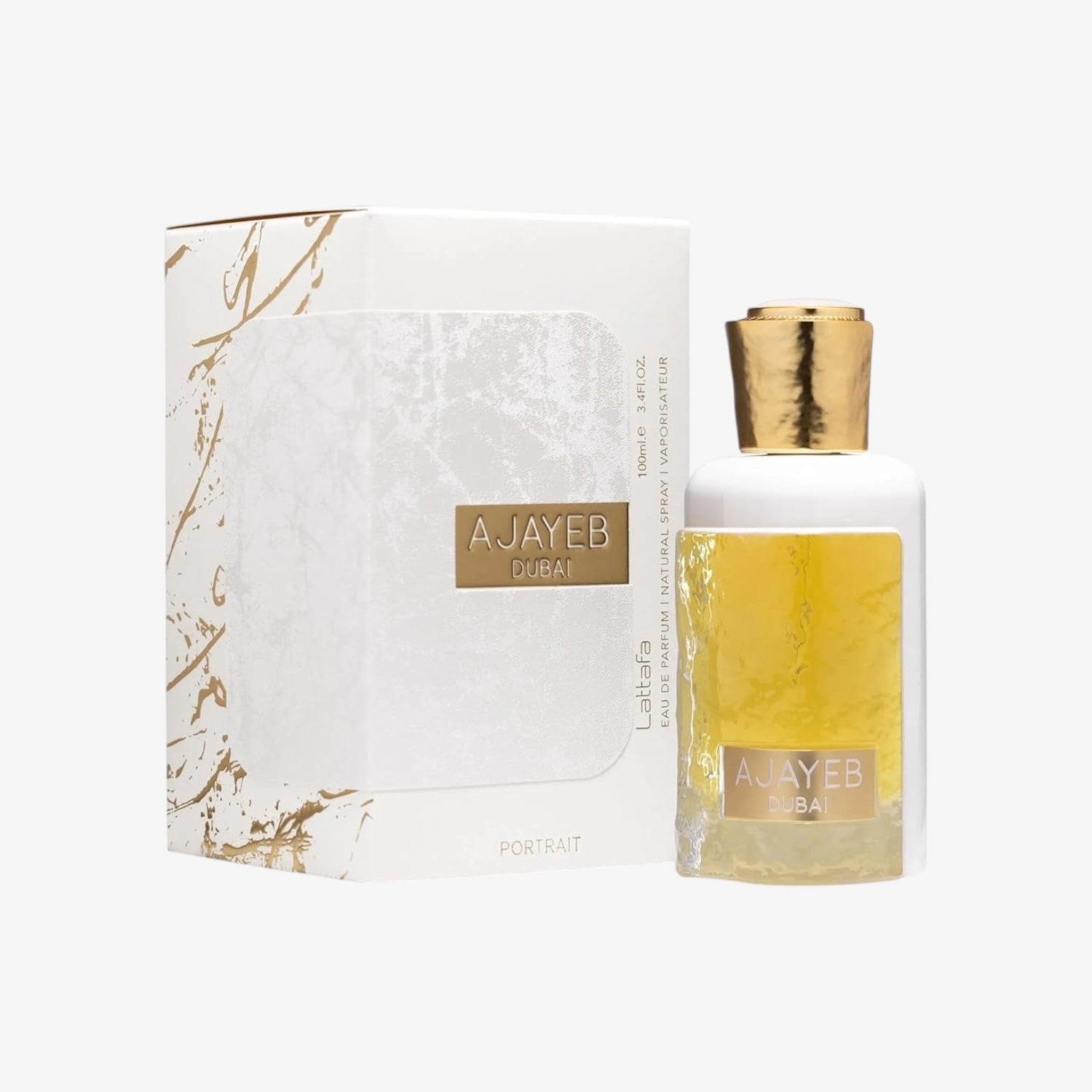 Lattafa Perfume Ajayeb Dubai Portrait Silver Eau de Perfume 100ml