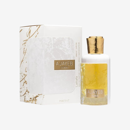 Lattafa Perfume Ajayeb Dubai Portrait Silver Eau de Perfume 100ml