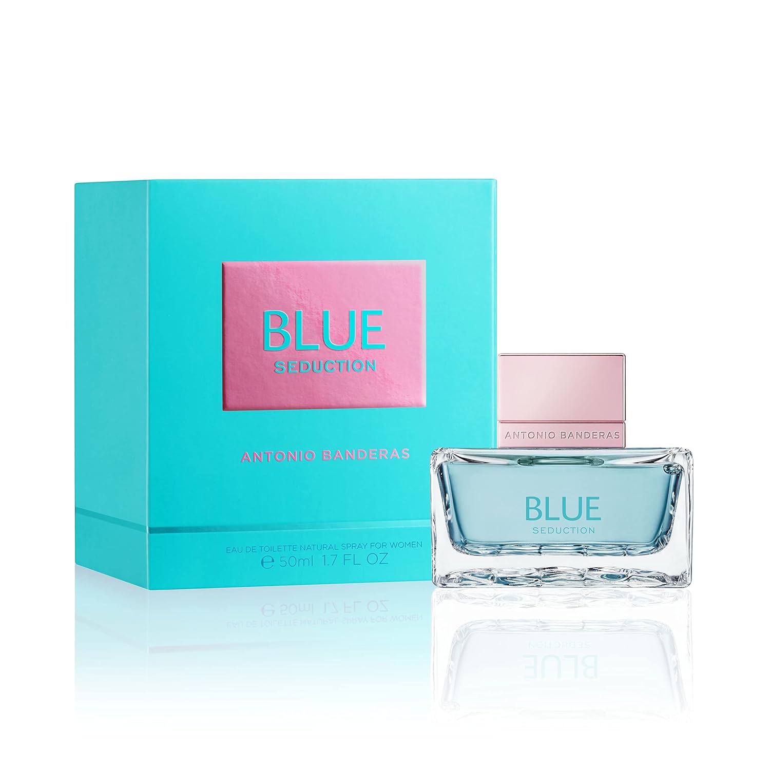 Banderas Perfumes – Blue Seduction Woman – Eau de Toilette Spray für Frauen, Blumiger und Aquatischer Duft – 50 ml
