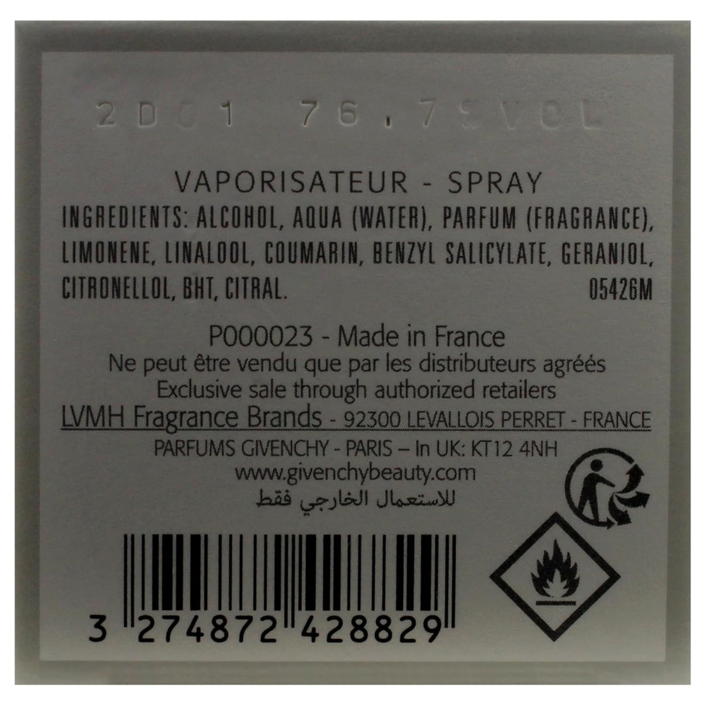 GIVENCHY, Xeryus Rouge, Eau de Toilette, Herrenduft, 100 ml