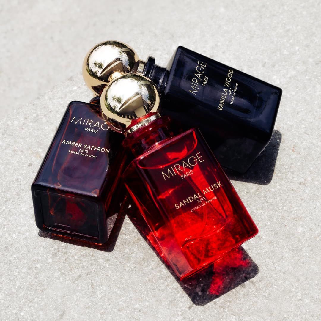 Signature Set – 3× Extrait de Parfum Unisex (je 50 ml, 30% Duftöl), mit Pheromonen, 2+1 GRATIS Aktion, Sandal Musk No.1 · Vanilla Wood No.2 · Amber Saffron No.3