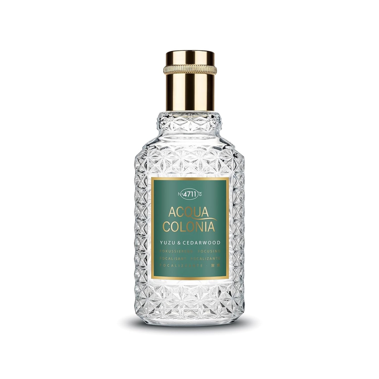 4711 Acqua Colonia® Yuzu & Cedarwood | Eau de Cologne - fokussierend - Wellness für die Sinne | 50ml Natural Spray