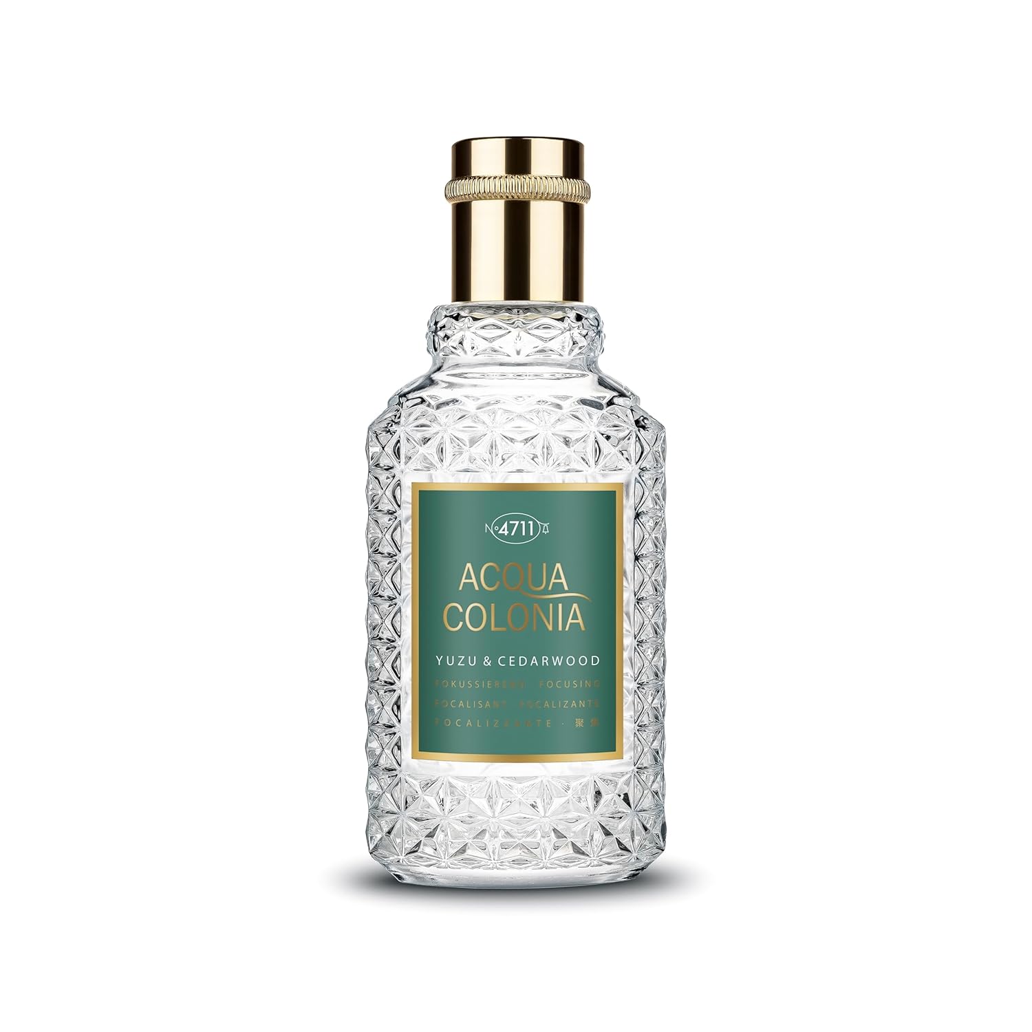 4711 Acqua Colonia® Yuzu & Cedarwood | Eau de Cologne - fokussierend - Wellness für die Sinne | 50ml Natural Spray