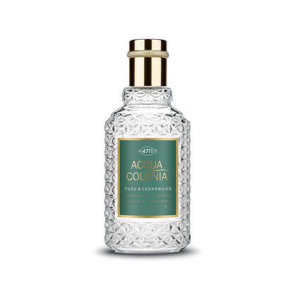 4711 Acqua Colonia® Yuzu & Cedarwood | Eau de Cologne - fokussierend - Wellness für die Sinne | 50ml Natural Spray