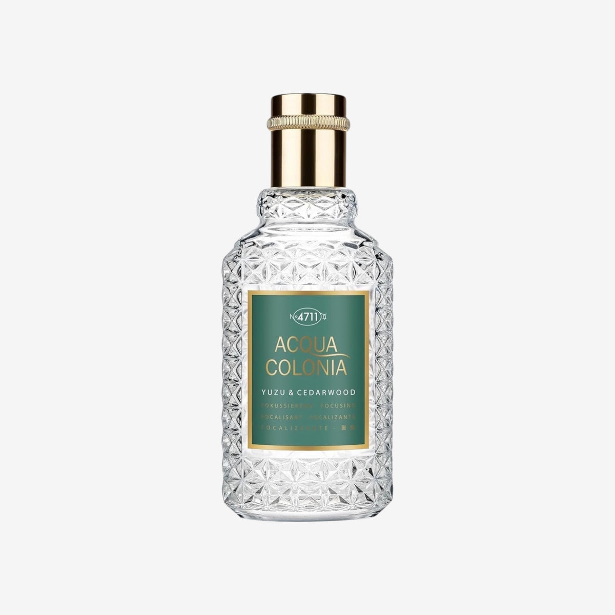 4711 Acqua Colonia® Yuzu & Cedarwood | Eau de Cologne - fokussierend - Wellness für die Sinne | 50ml Natural Spray