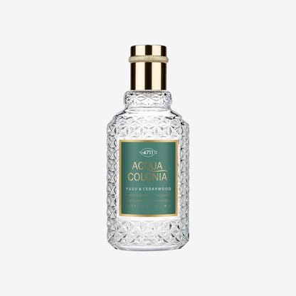4711 Acqua Colonia® Yuzu & Cedarwood | Eau de Cologne - fokussierend - Wellness für die Sinne | 50ml Natural Spray