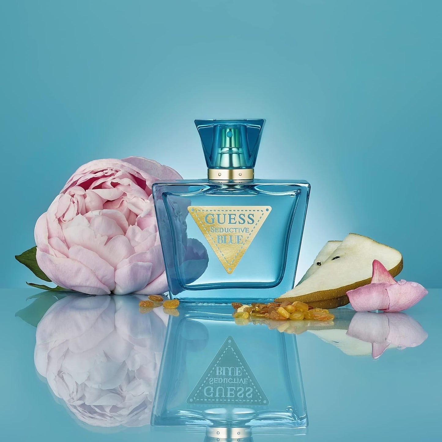 GUESS Seductive Blue, Eau de Toilette für Damen, Blumig-Fruchtiger Duft, Frisch und Süchtig Duft, Lang Anhaltend