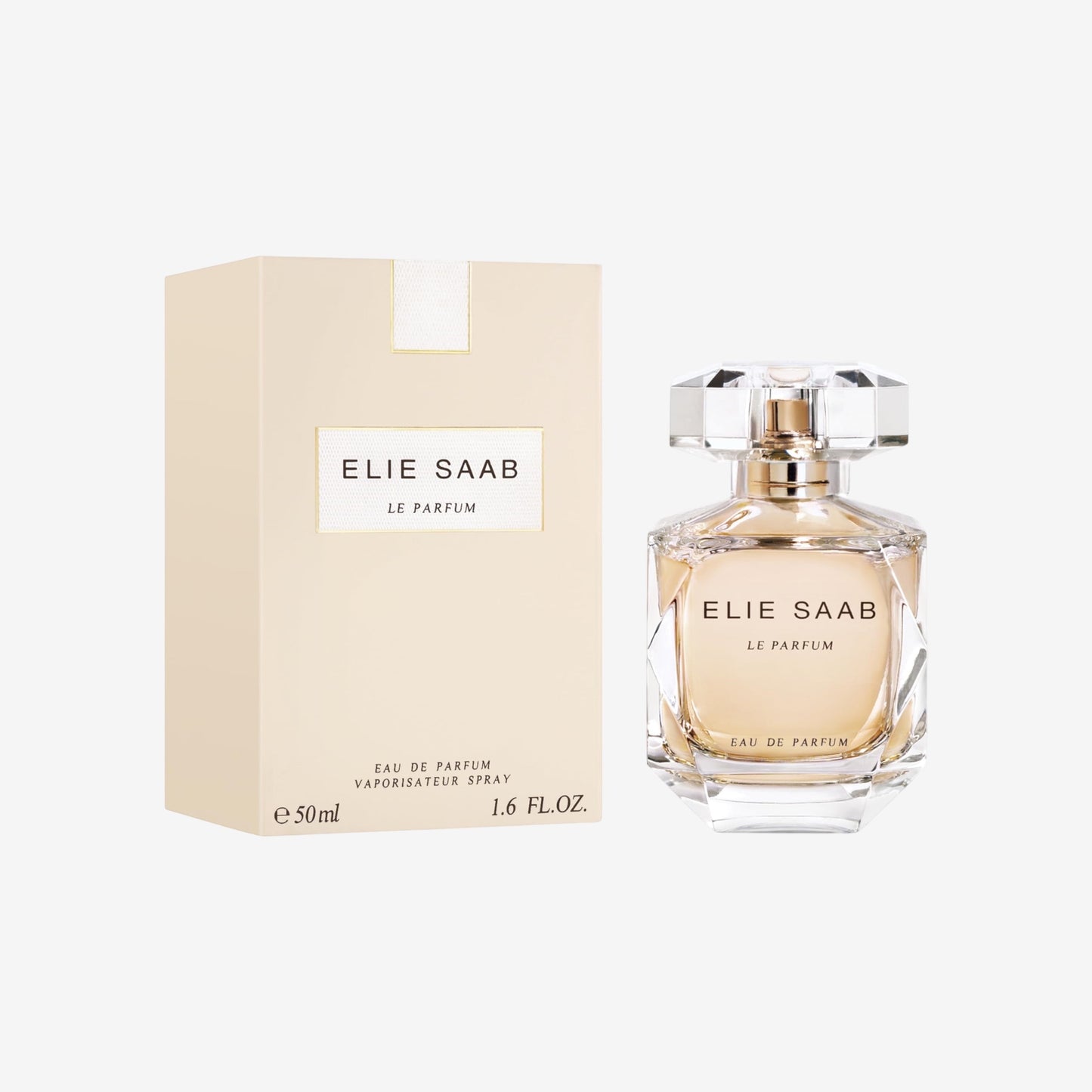 Elie Saab Le Parfum 90 ml – Eau de Parfum für Frauen – Blumiger Chypre-Duft – Strahlende Noten von Orangenblüte, Jasmin, Rosenhonig und Patschuli – Transparenter Glasflakon