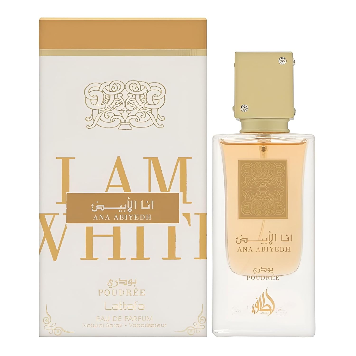 Ana Abiyedh Poudree Lattafa perfumes 60 ml