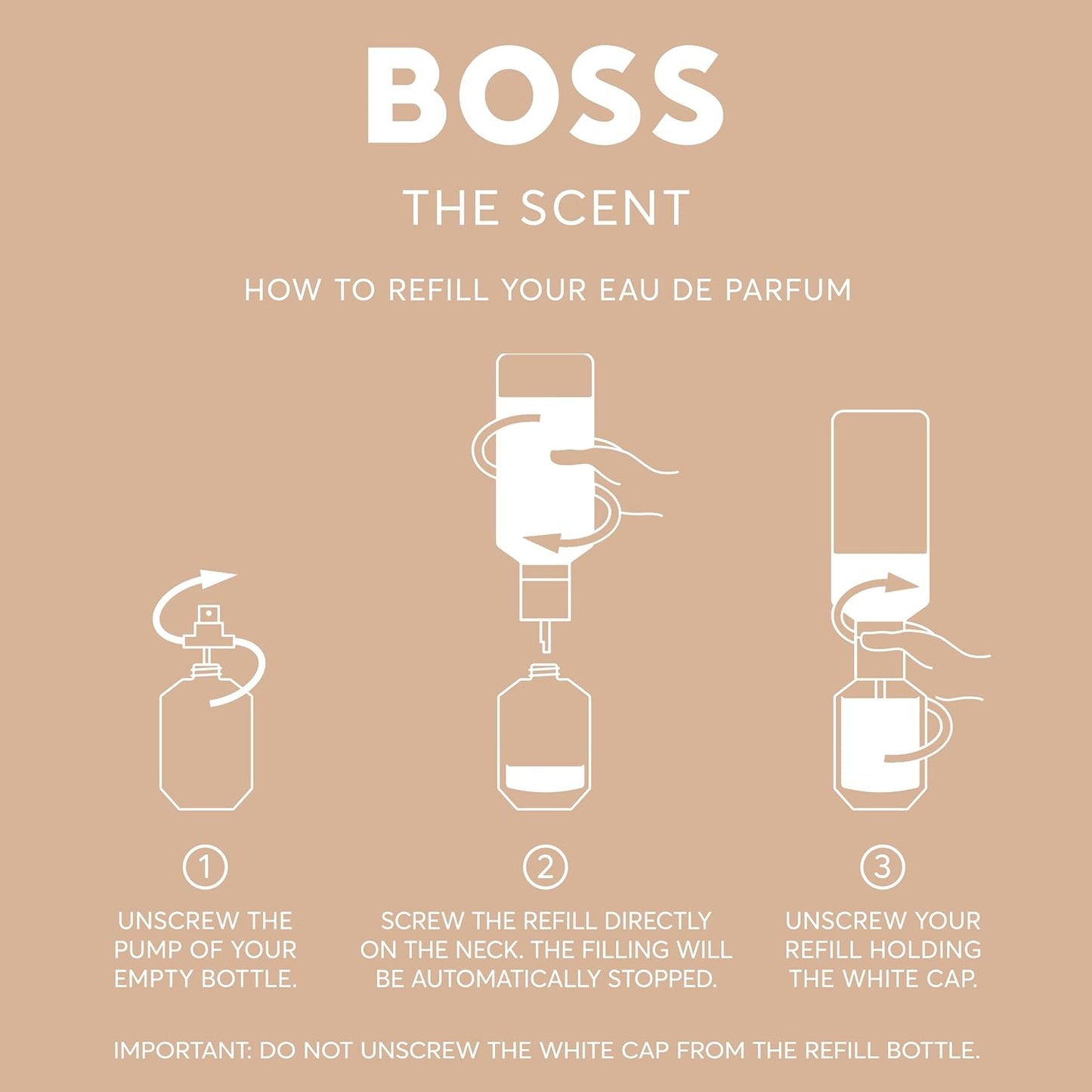BOSS The Scent Eau de Parfum for Her Refill, 150 ml