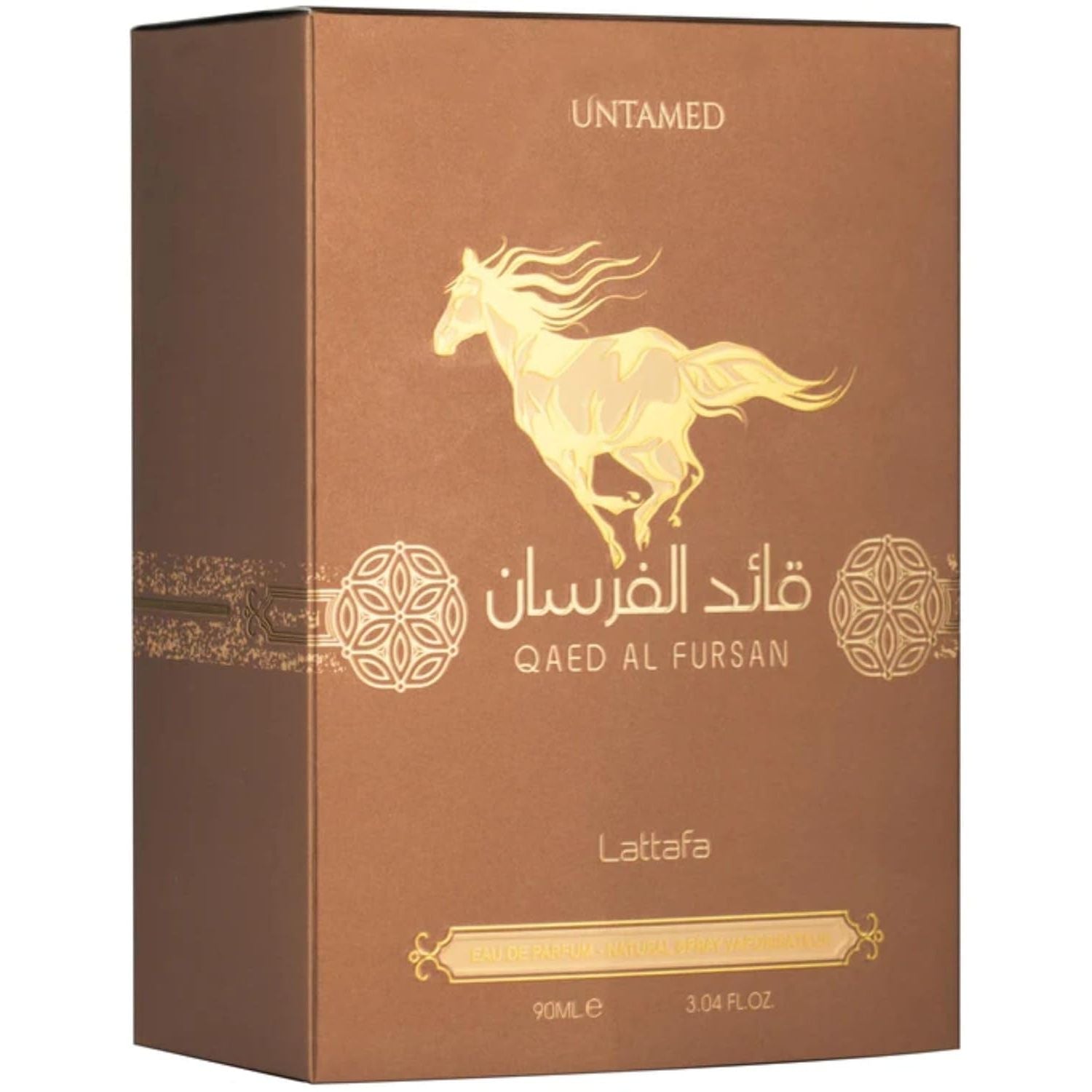 Lattafa Qaed Al Fursan Untamed - süß, warm und würzig, Amber, Aromatic, Eau de Parfum, langhaarend, Uni, 90 ml